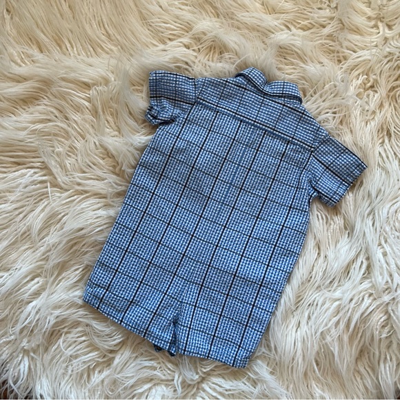 Ralph Lauren Blue, Navy, White Romper - Picture 2 of 4